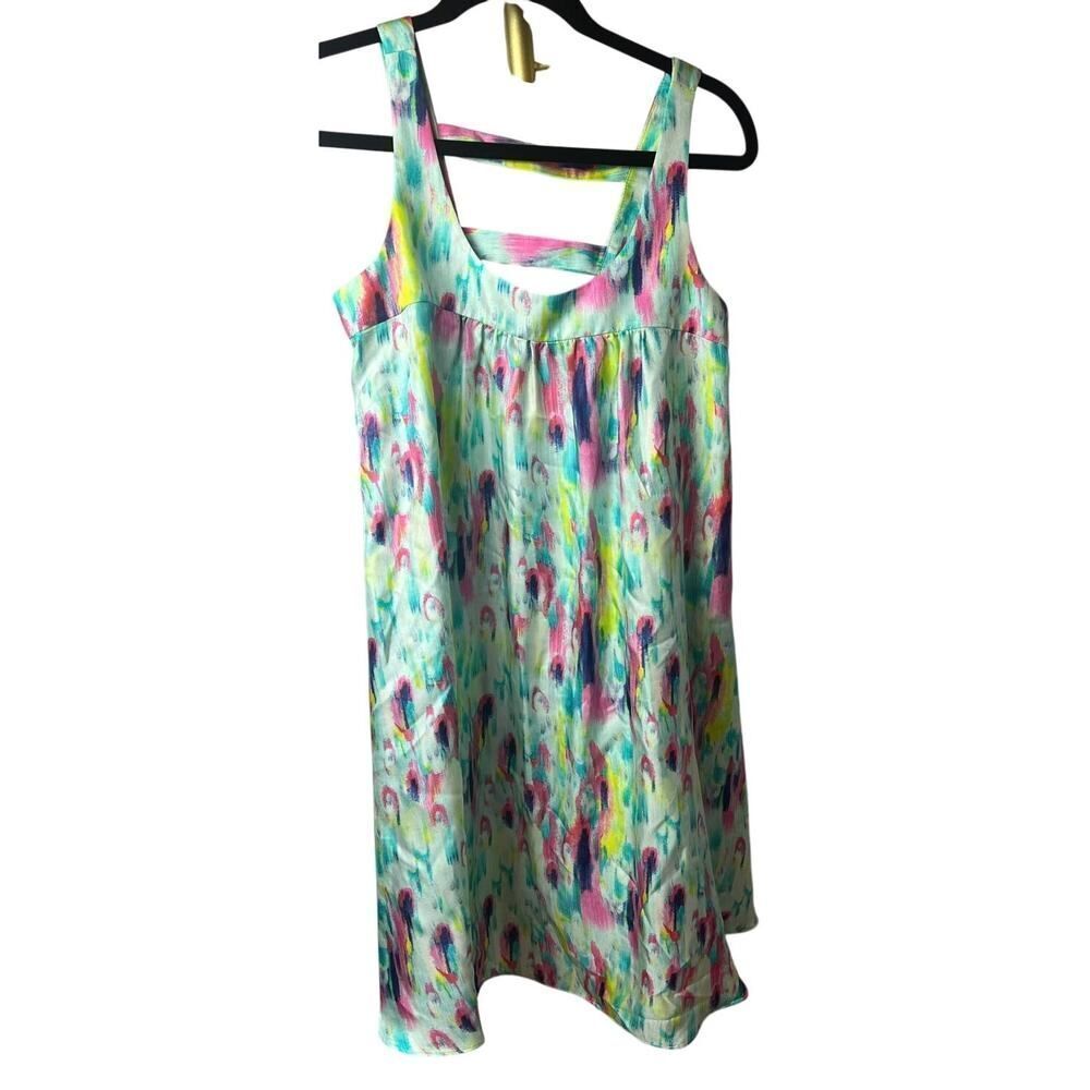 LaRoque Watercolor Sleeveless Dress Sz. S